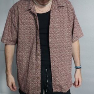 Short Sleeve Eddie Bauer Button Down Polo